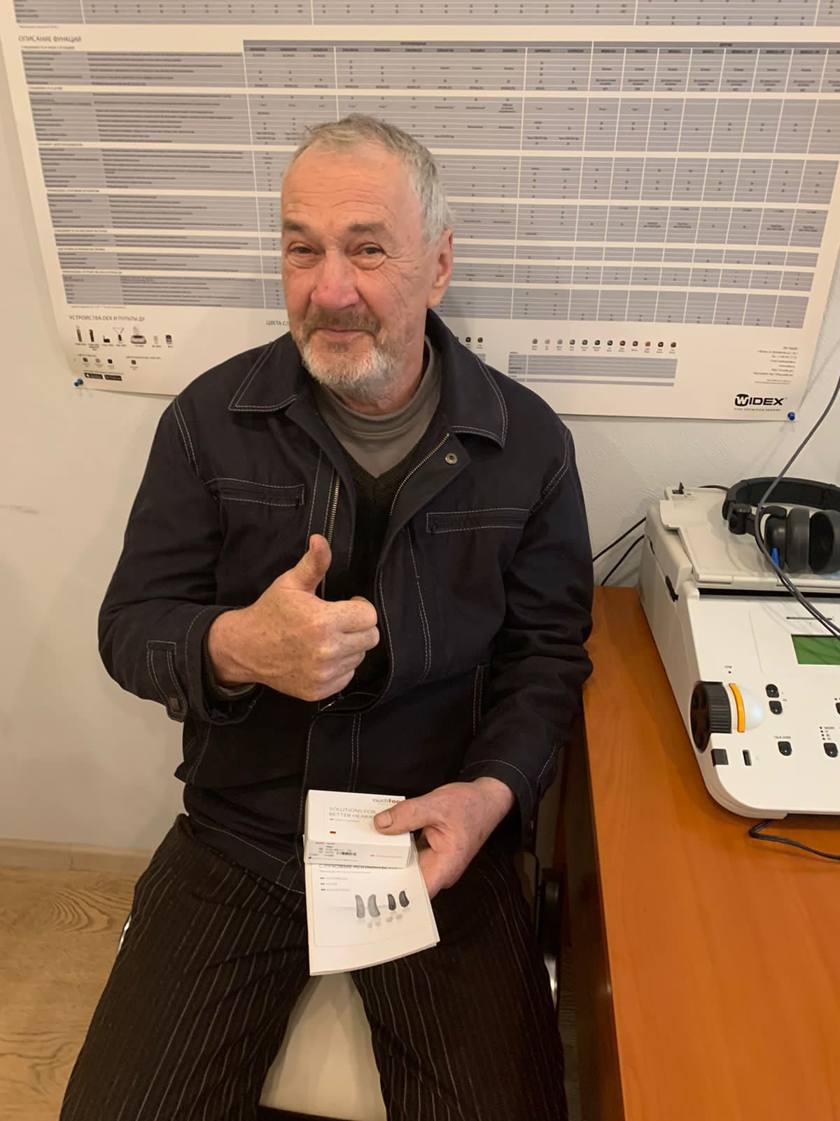 Петербуржец получил слуховой аппарат на благотворительной акции