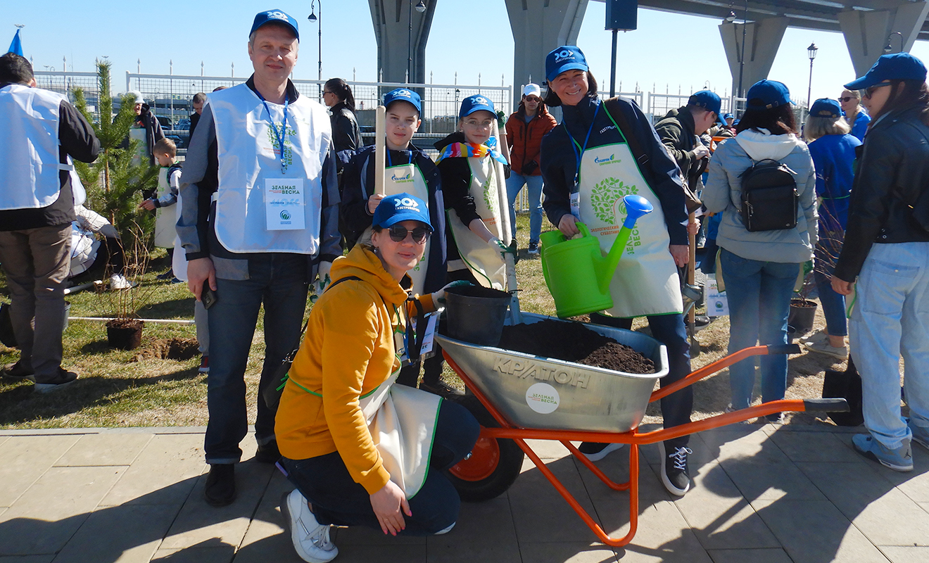 «Газстройпром» поддержал «Зеленую весну»