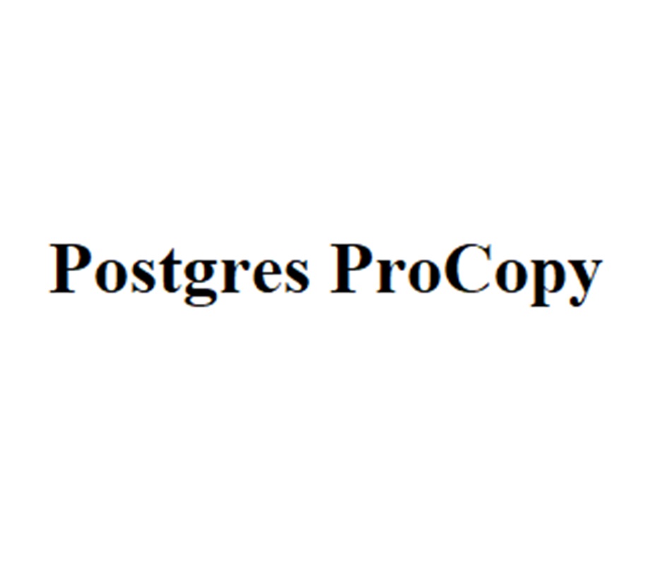 POSTGRES PROCOPY