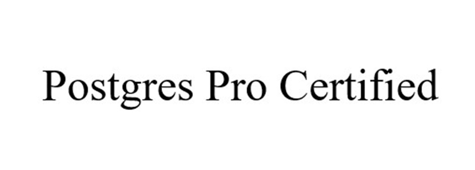 POSTGRES PRO CERTIFIED