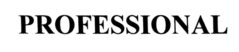 PROFESSIONAL