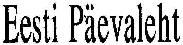 EESTI PAEVALEHT