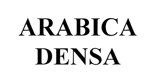 ARABICA DENSA