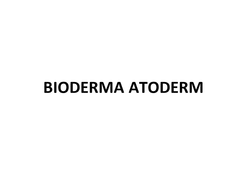 Торговая марка №1052894 — BIODERMA ATODERM: владелец торгового знака и ...