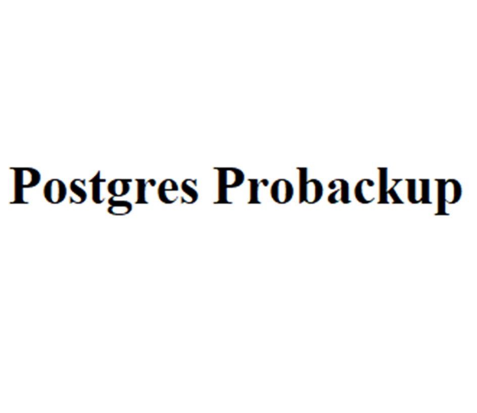 POSTGRES PROBACKUP