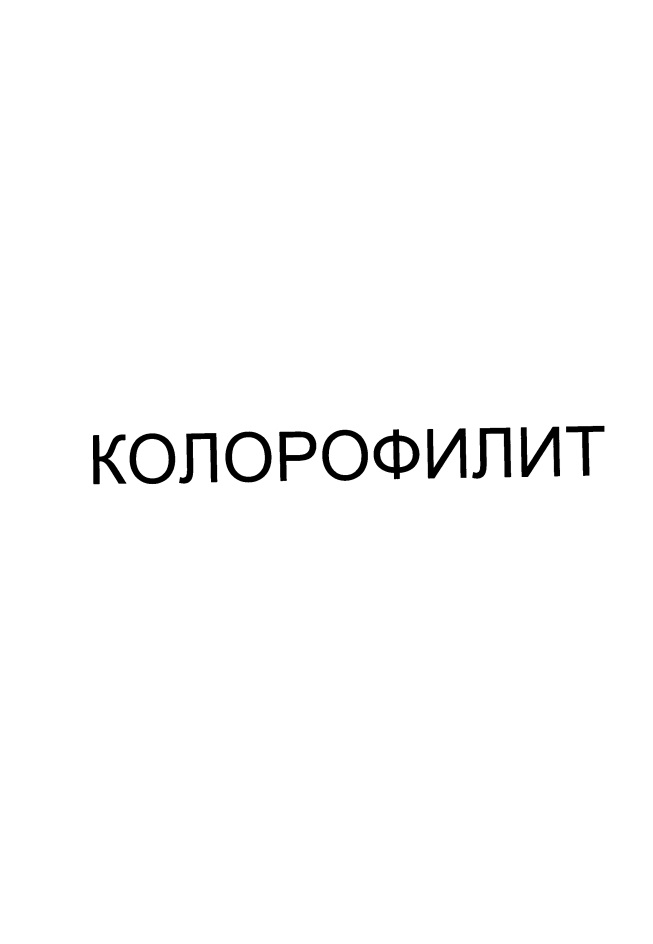КОЛОРОФИЛИТ