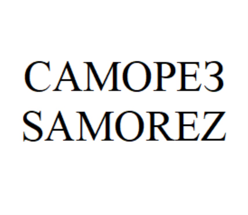 САМОРЕЗ SAMOREZ