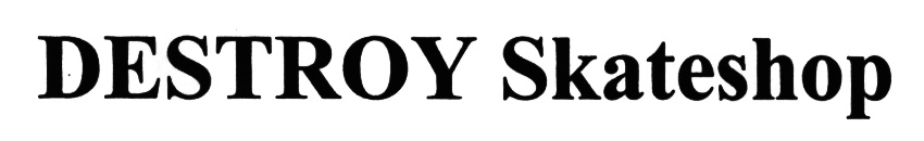 DESTROY SKATESHOP