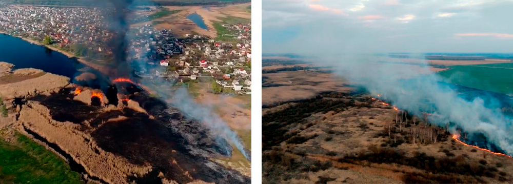 Промышленные дроны DJI помогают в борьбе с лесными пожарами
