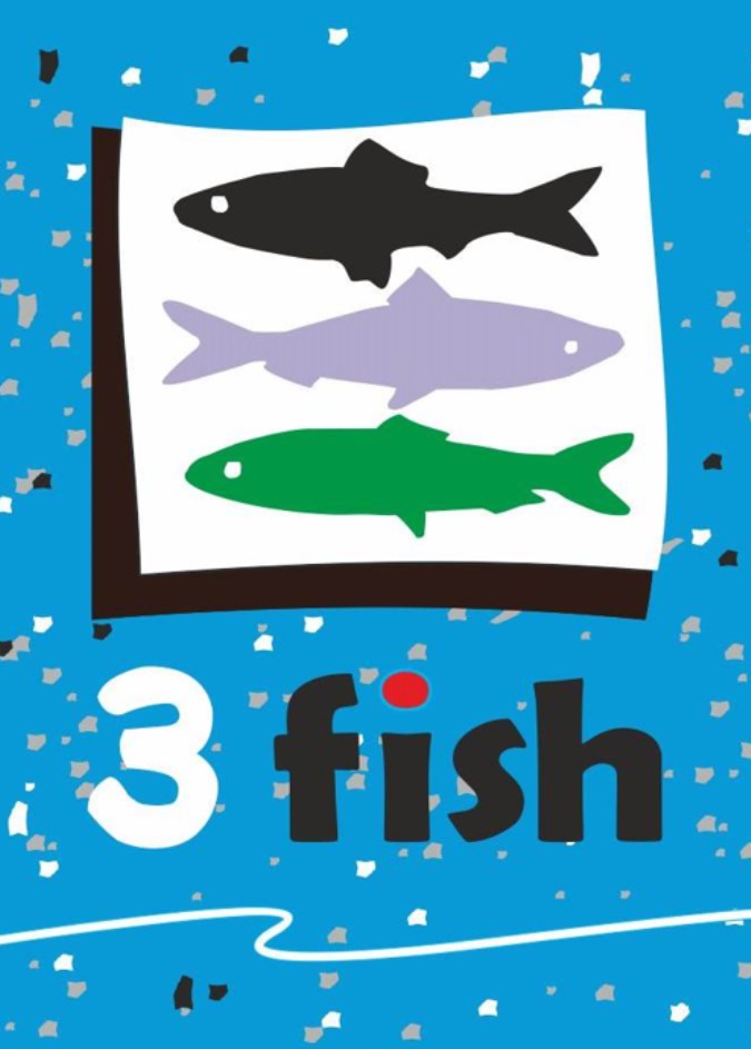 3 fish. Рыбы хозяин знак джетишь. Нам 1 год бир Фиш открытка.