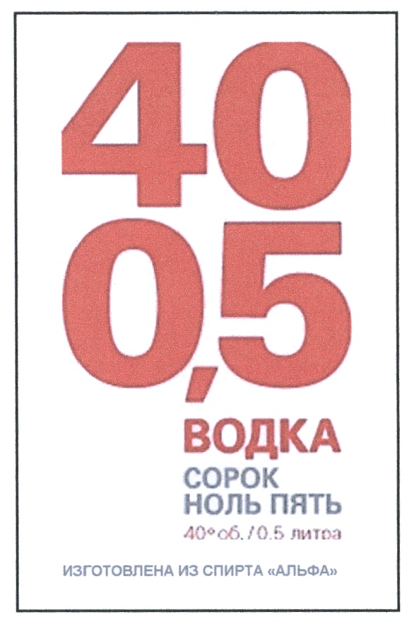 Ноль пять. Сорок ноль. Водка 40 ноль. Водка ноль пять.