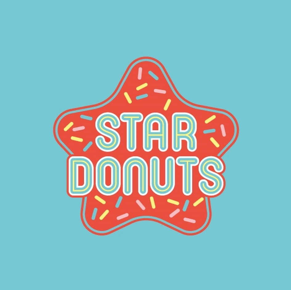 Star donuts. Стар Донатс. Star Donuts Екатеринбург. Пончиков знак торговый. Star Donuts Академический.