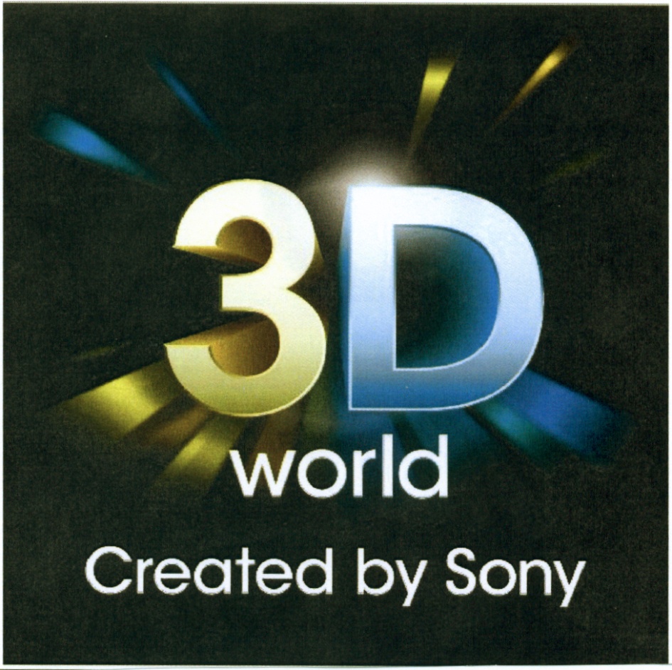 Sony 3d. 3d World created by Sony. Торговая марка сони. Sony товарный знак. 3d World created by Sony logo.