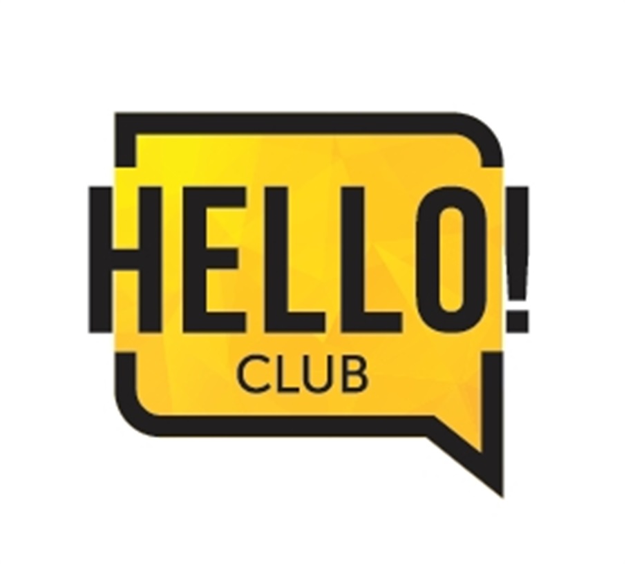 Hello club. Знак hello.