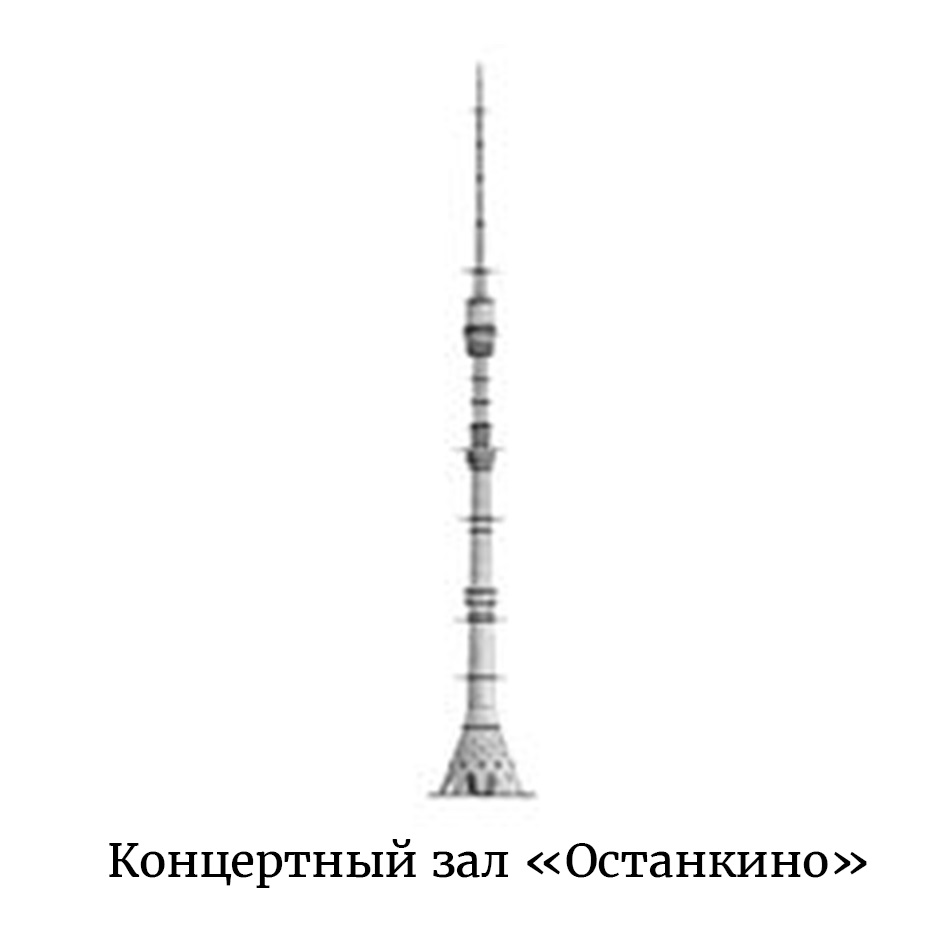 Нарисовать останкинскую башню