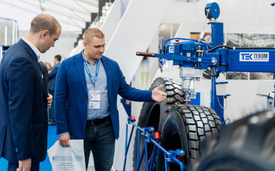 Оборудование для ошиповки грузовых и индустриальных шин на выставке в Тюмени EXPO TNF 2023