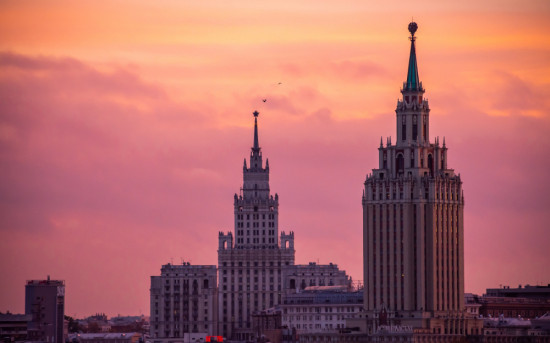 Москва в закате