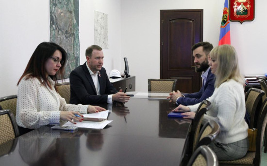 Рабочая встреча представителей руководства ЭксПроф с мэром г. Кемерово