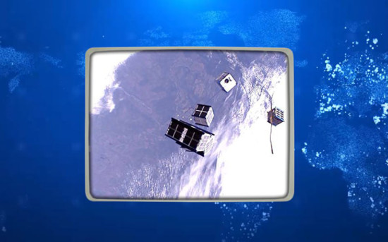 Спутник-сервер хостинг-провайдера RUVDS в космосе