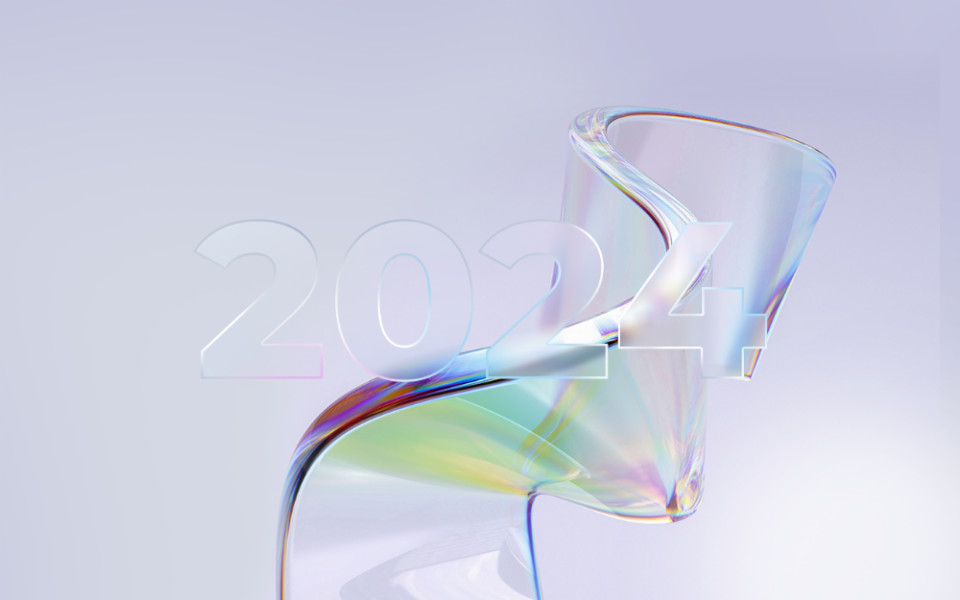 Тренды графического дизайна 2024: футуризм vs ретро