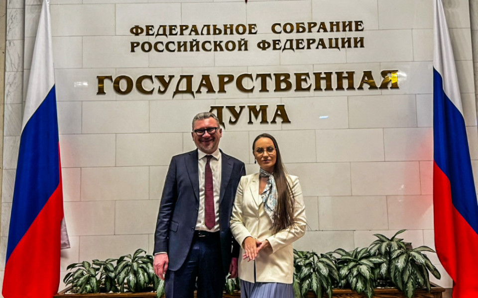 Мария Тарханова и Егор Иванков в Государственной думе