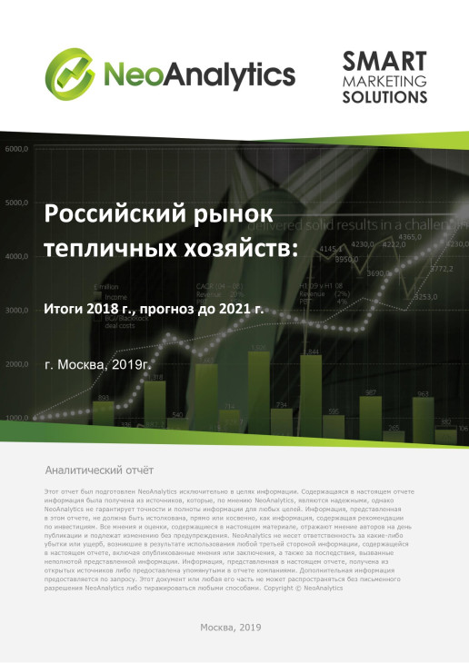 Анализ российского рынка тепличных хозяйств: итоги 2018 г., прогноз до 2021 г.