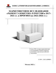 Анализ рынка производства газобетона