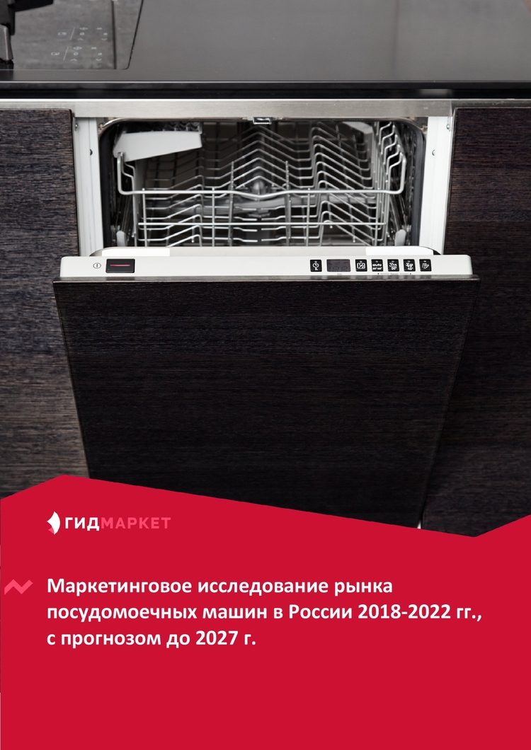 Маркетинговое исследование рынка посудомоечных машин в России 2018-2022 ...