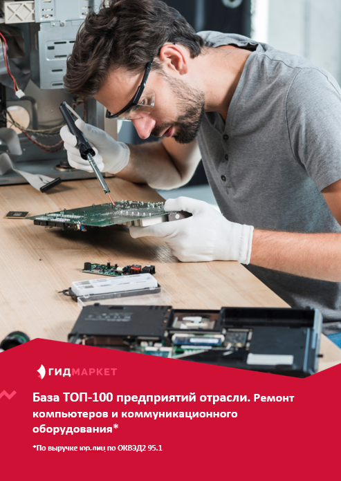 Крупнейшие предприятия отрасли. База ТОП-100. Ремонт компьютеров и ...